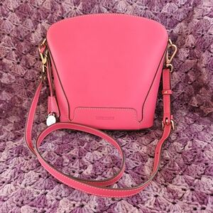 Dooney & Bourke Alto Franco Fine Italian Leather Crossbody in Magenta